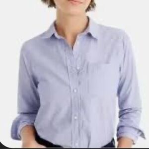 J CREW BLUE BLOUSE- size XS